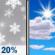 New Year's Day: Slight Chance Light Snow then Mostly Sunny